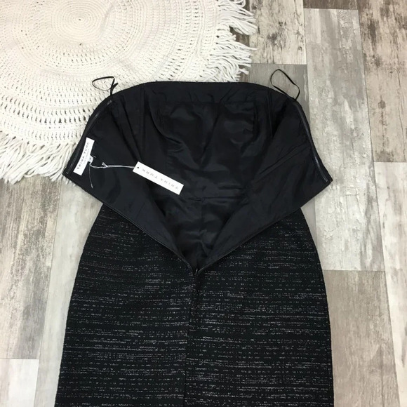 Trina‎ Turk Black Metallic Strapless Party Dress - Picture 5 of 10